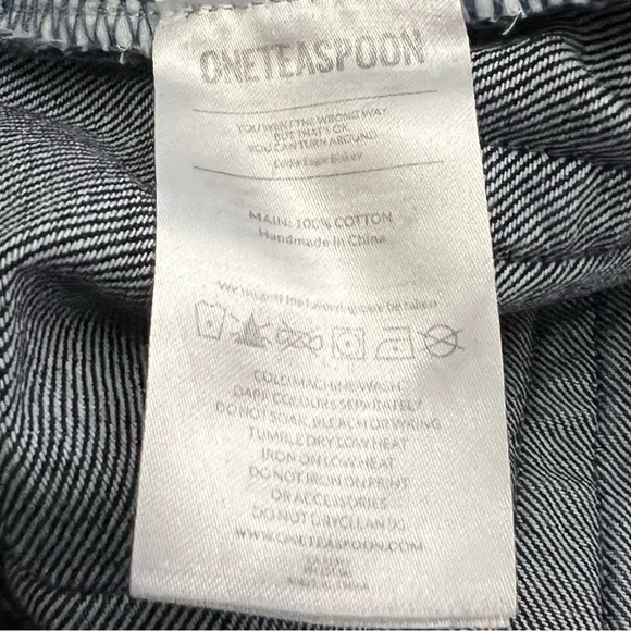 FP One Teaspoon High Waisted Smiths Tailored Jeans Dark Wash Blue NEW Trending - Picture 13 of 13